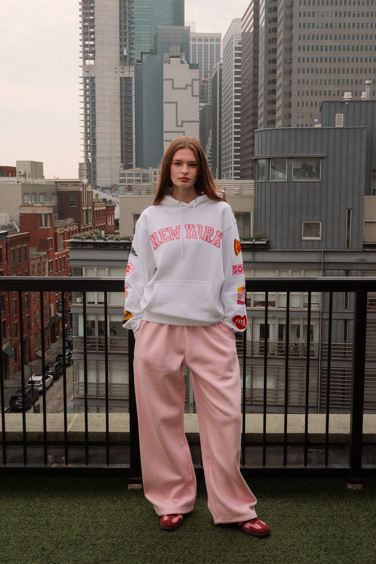 New York Icons Graphic Hoodie Hoodie mure + grand 