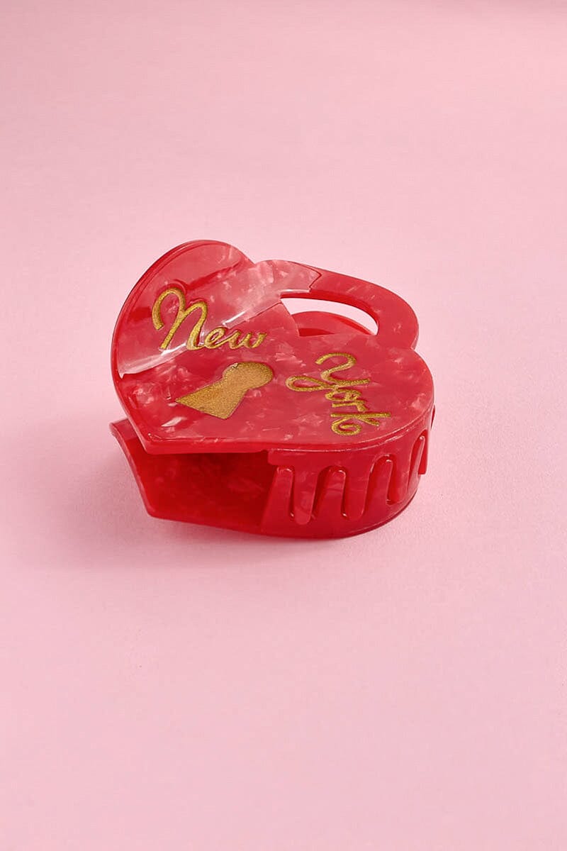New York Locket Claw Clip Hair Accessory mure + grand 