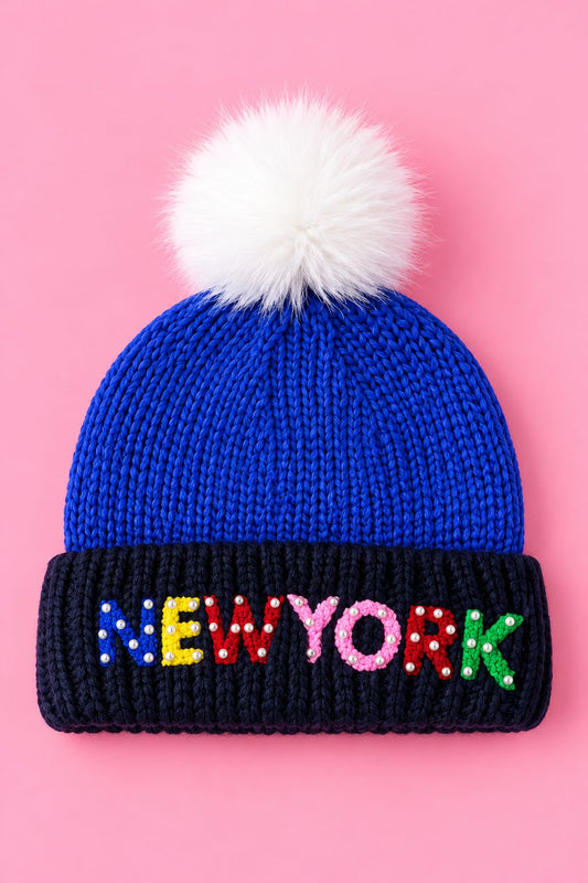 New York Multicolor Beanies Hats mure + grand 