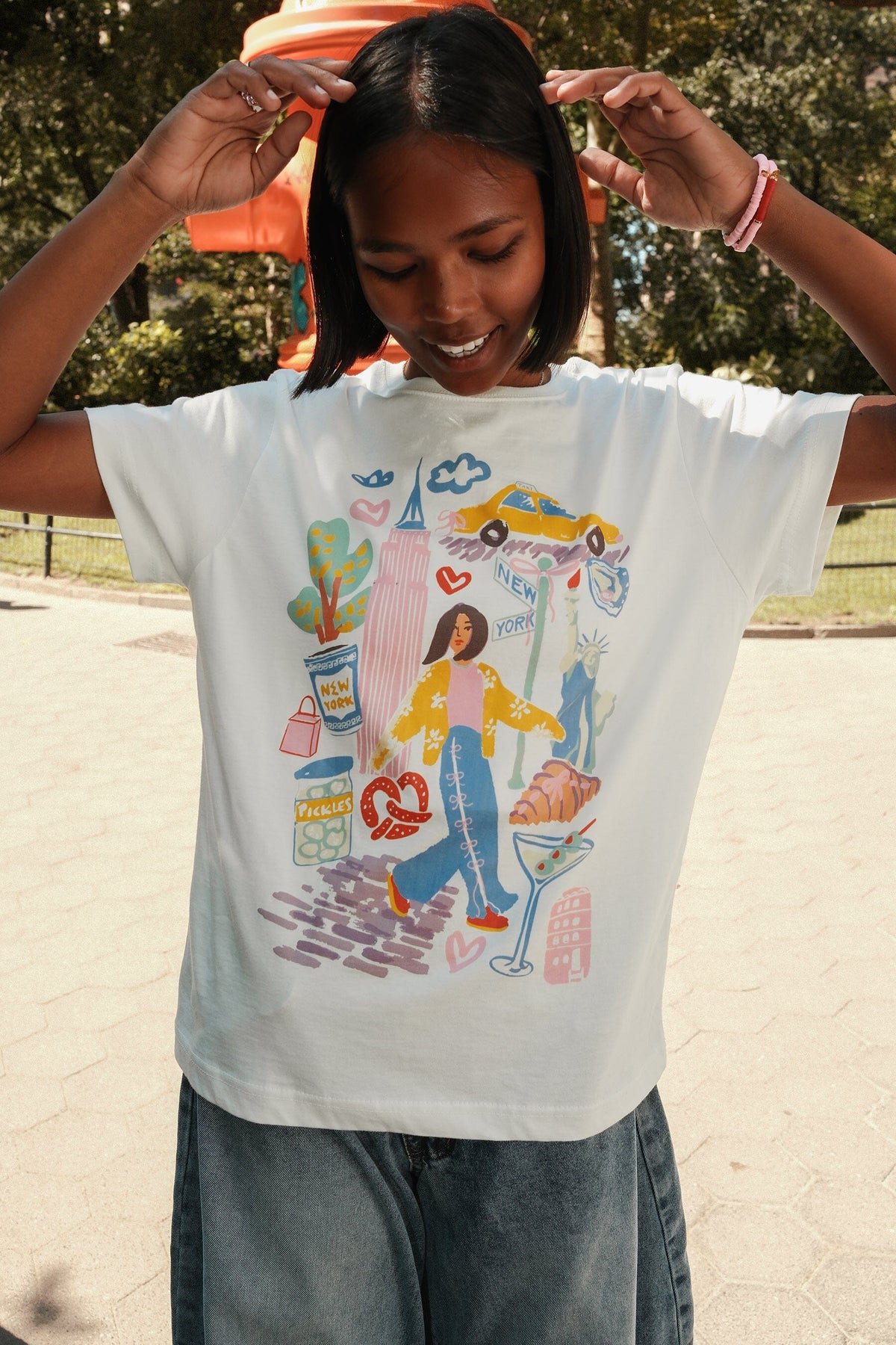 New York Sketchbook Graphic T-Shirt t-shirt mure + grand 