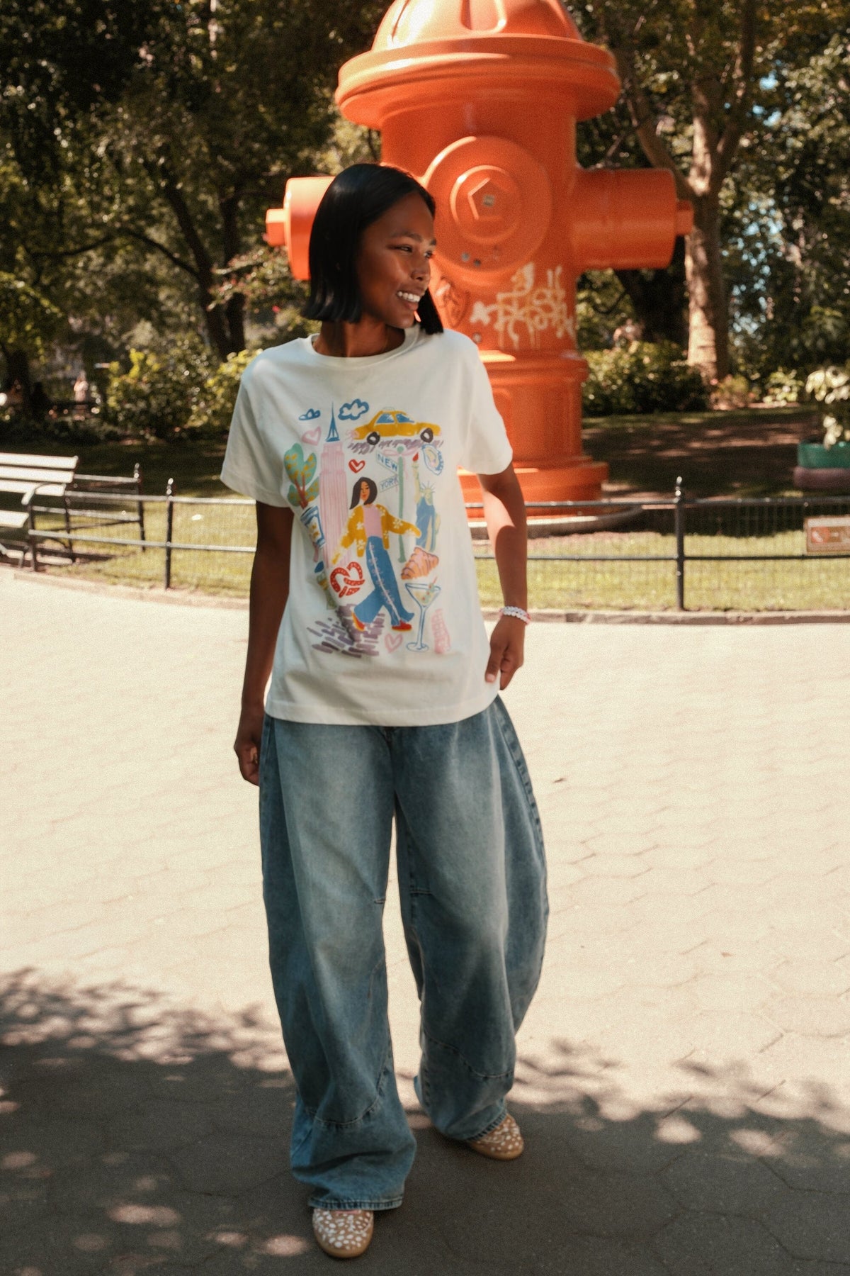 New York Sketchbook Graphic T-Shirt t-shirt mure + grand 