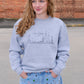 New York Skyline Grey Embroidered Sweatshirt mure + grand 