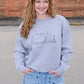 New York Skyline Grey Embroidered Sweatshirt mure + grand 