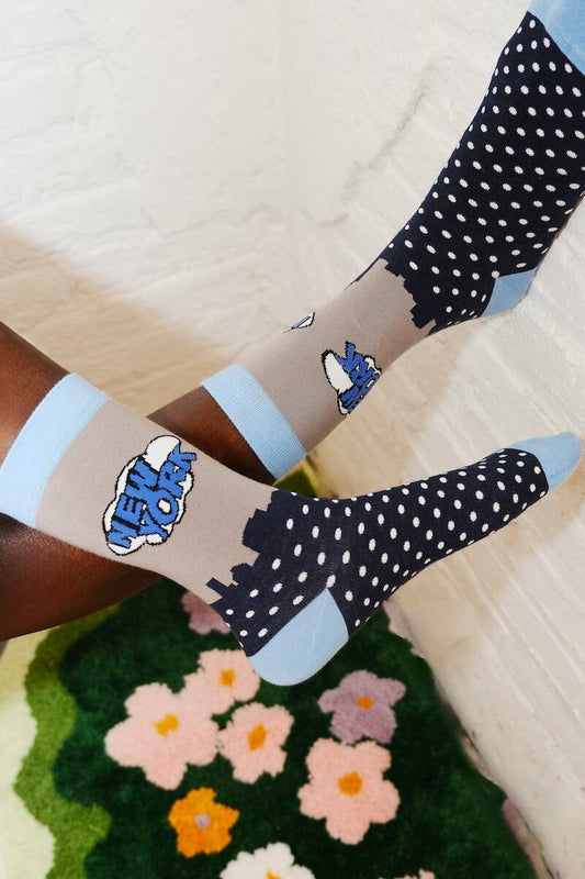 New York Socks Socks Patches + Pins 