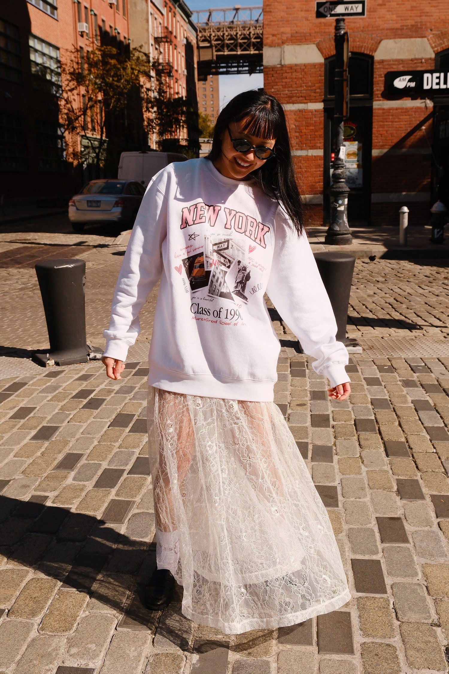 New York Yearbook Graphic Sweatshirt sweatshirt mure + grand 