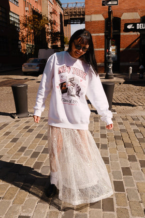 New York Yearbook Graphic Sweatshirt