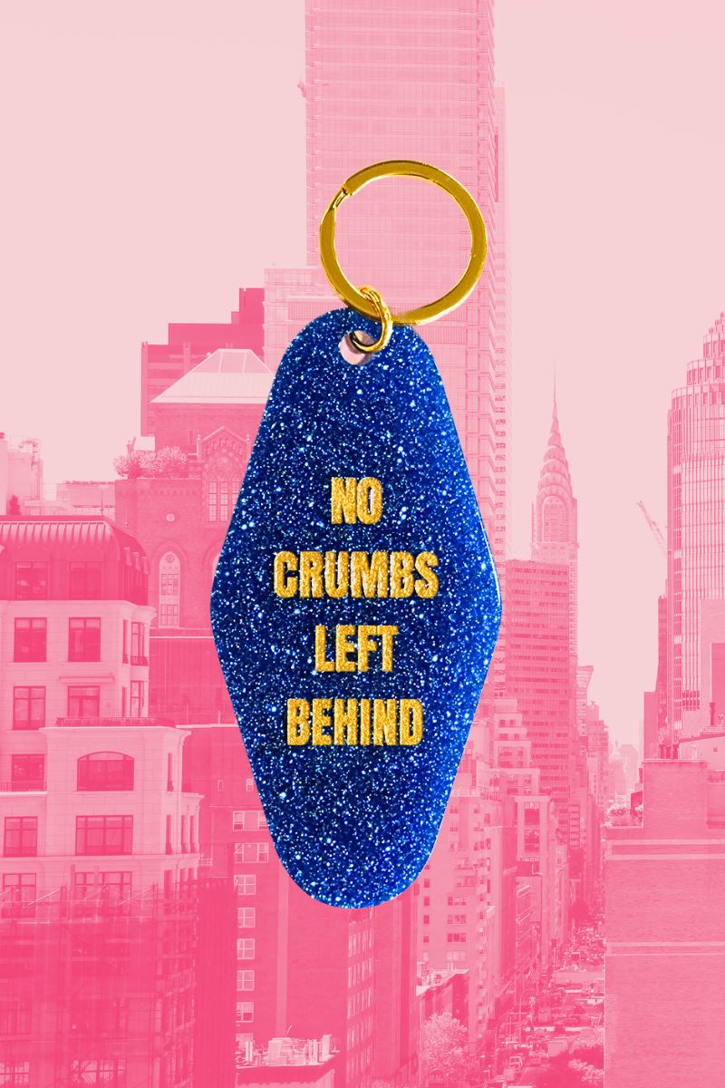 No Crumbs Left Behind Motel Keychain Keychain mure + grand 