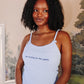 No Crying on the Yacht Embroidery Pointelle Tank Top and Short Set Clothing mure + grand 