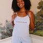 No Crying on the Yacht Embroidery Pointelle Tank Top and Short Set Clothing mure + grand 
