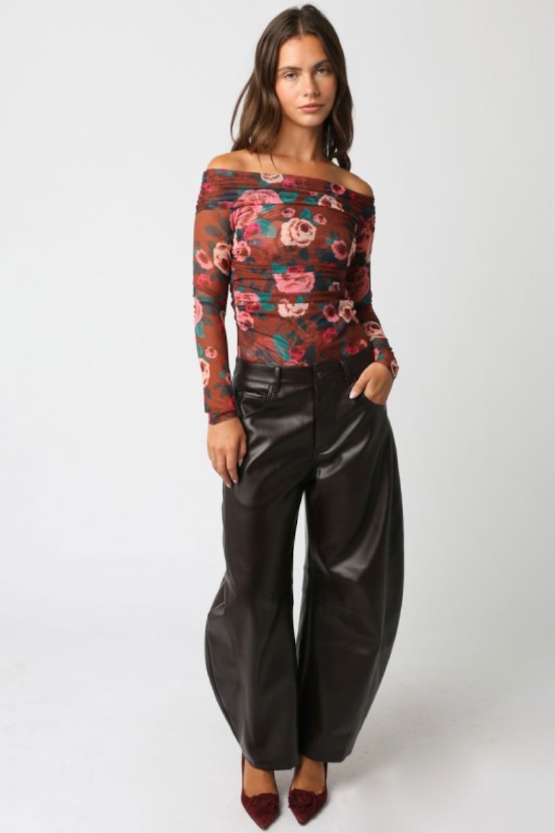 Nova Vegan Leather Pants Clothing Oliviaceaous 