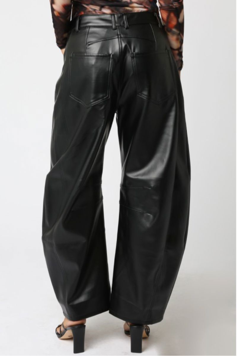 Nova Vegan Leather Pants Clothing Oliviaceaous 