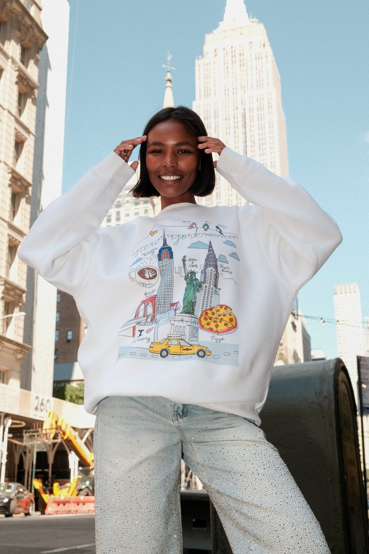 NY Illustration Sweatshirt sweatshirt mure + grand 