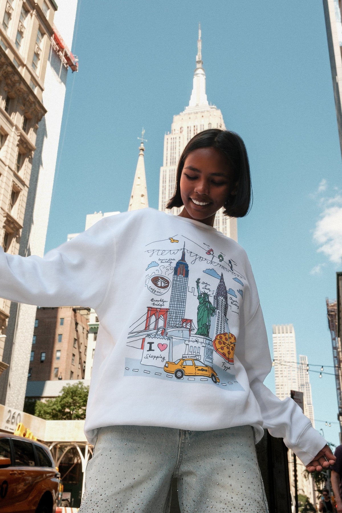 NY Illustration Sweatshirt sweatshirt mure + grand 
