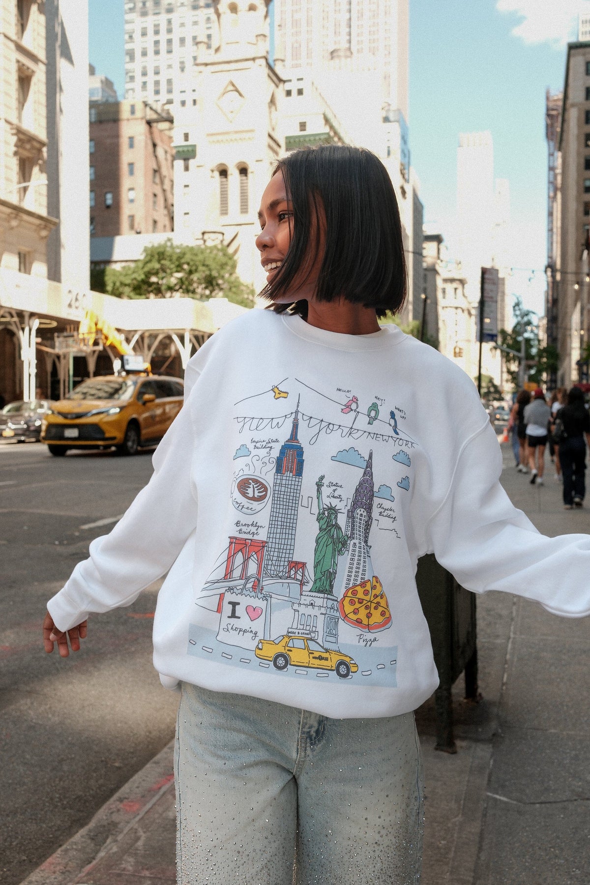 NY Illustration Sweatshirt sweatshirt mure + grand 