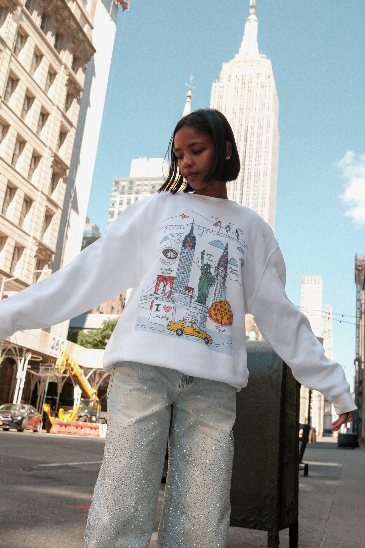 NY Illustration Sweatshirt sweatshirt mure + grand 