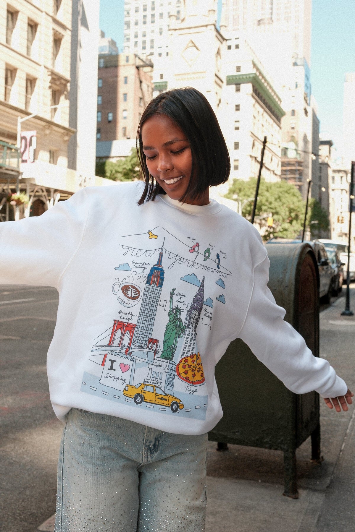 NY Illustration Sweatshirt sweatshirt mure + grand 
