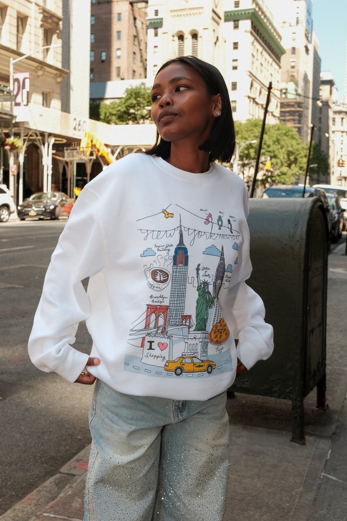 NY Illustration Sweatshirt sweatshirt mure + grand 