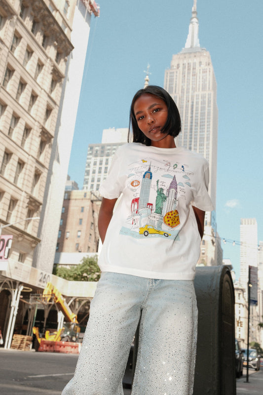 NY Illustration T-shirt t-shirt mure + grand 