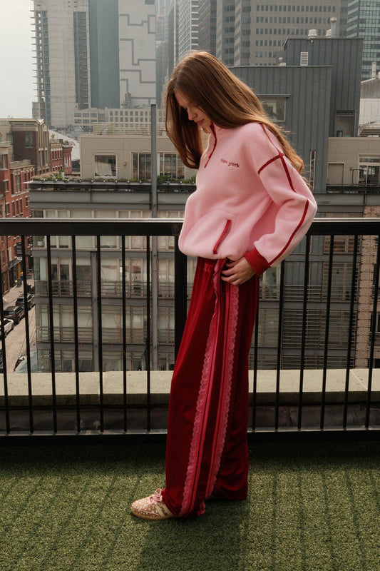 NYC Cherry Track Pants Clothing mure + grand 