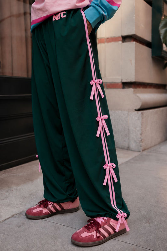NYC Emerald Track Pants Clothing mure + grand 