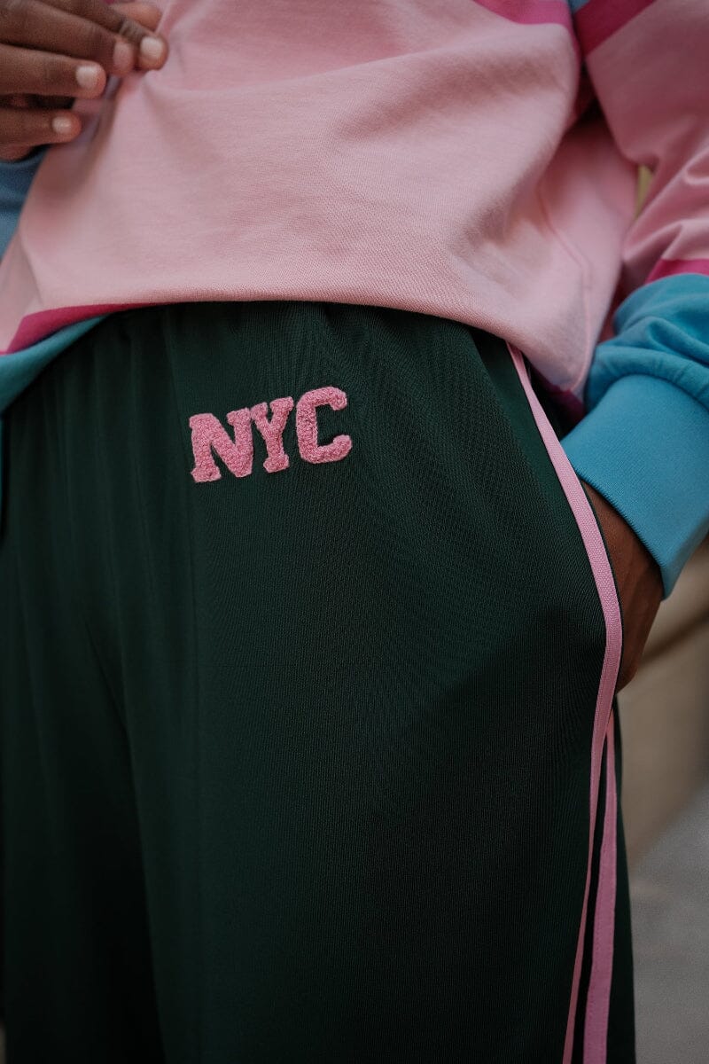 NYC Emerald Track Pants Clothing mure + grand 