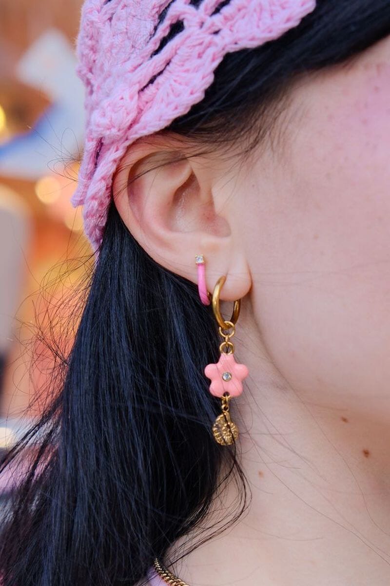 Ocean Bloom Charm Dangle Earrings Earrings mure + grand 