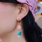 Ocean Bloom Charm Dangle Earrings Earrings mure + grand 