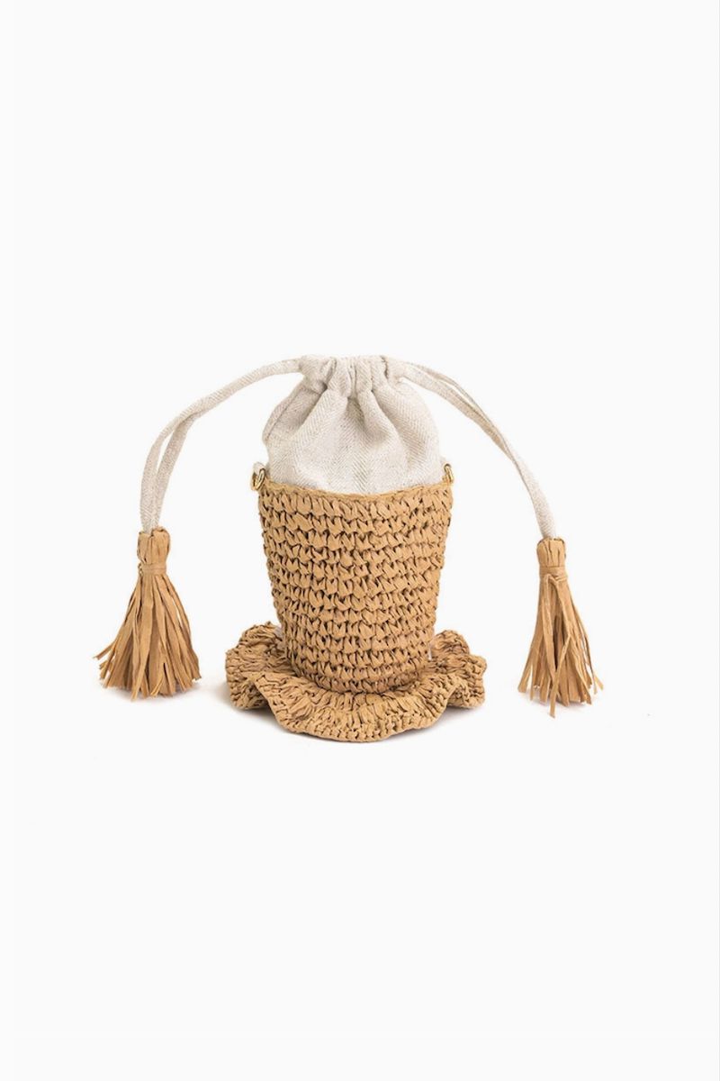Ocean Whimsy Raffia Fish Bag Bags America & Beyond 