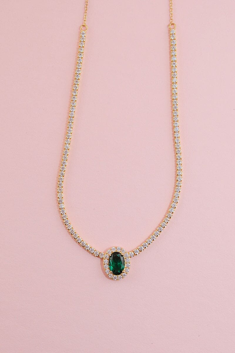 Odette Back Drop Sterling Silver NecklaceMure + Grand
