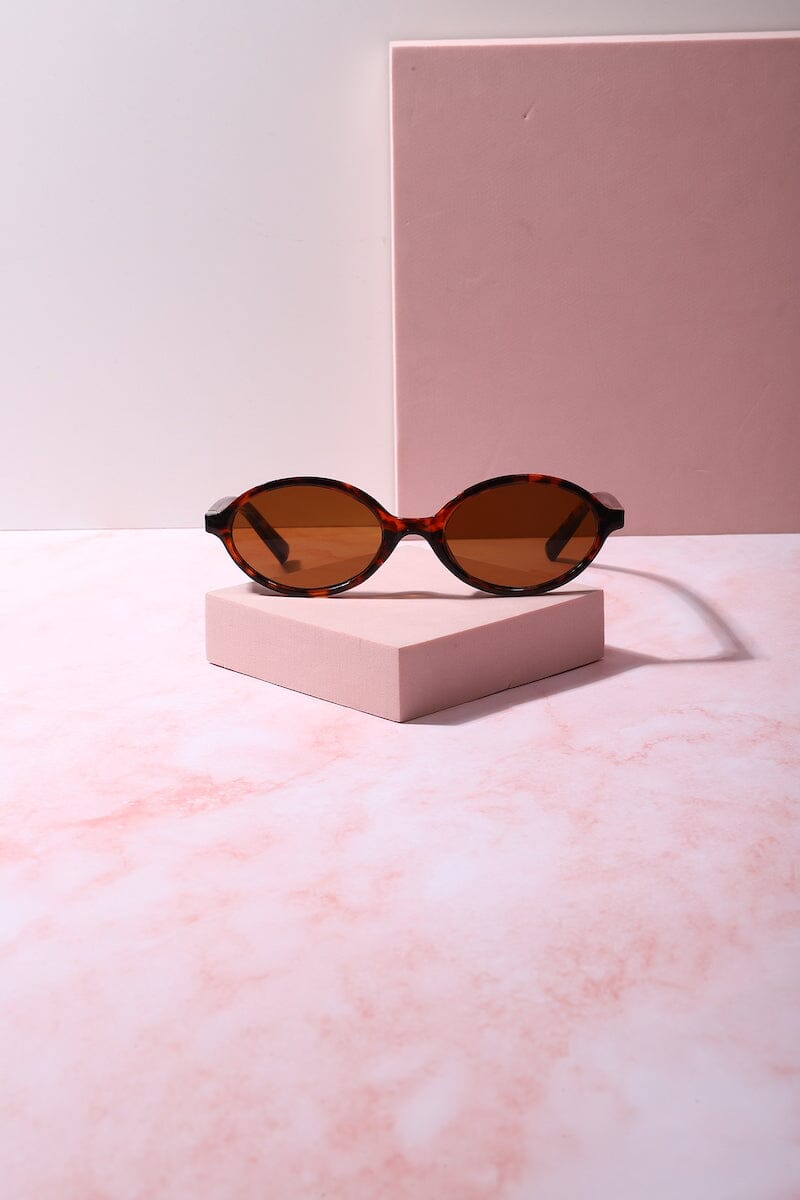 Ok Slay Round Frame Sunnies Sunglasses mure + grand Tortoise/Tea 