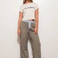 Olga Contrast Striped Wide Leg Pants Clothing Pretty Garbage 