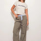 Olga Contrast Striped Wide Leg Pants Clothing Pretty Garbage 