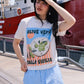 Olive Verdi Graphic T-shirt t-shirt mure + grand 