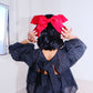Oversized Silky Satin Bow Hair Clip Hair Accessory mure + grand 