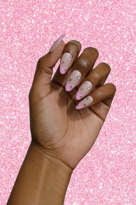 Paintlab Pink Velvet Press On Nails Beauty paintlab 