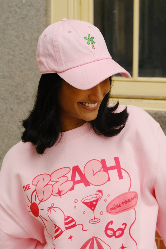 Palm Embroidered Dad Hat Hats mure + grand 