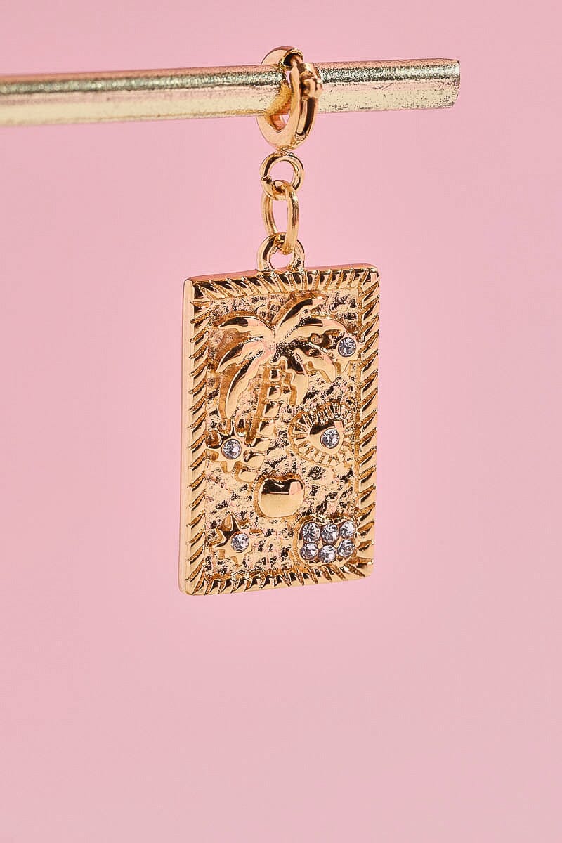 Palm Tree Charm With Spring Clip Mure + Grand 
