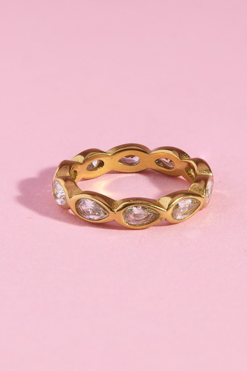 Pear Luxe Stacking Ring Rings mure + grand 