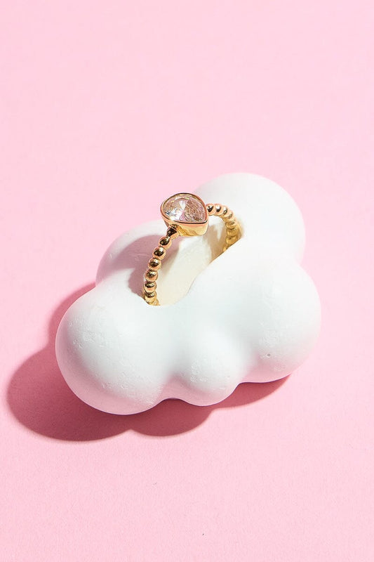 Pear-Shaped Perfection Midi Ring Rings mure + grand Gold 