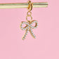 Pearl Bow Charm With Spring Clip Charm with Spring Clip Mure + Grand 