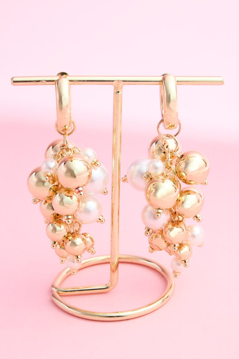 Pearl Cluster Statement EarringMure + Grand