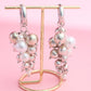 Pearl Cluster Statement Earring Earrings mure + grand Silver 