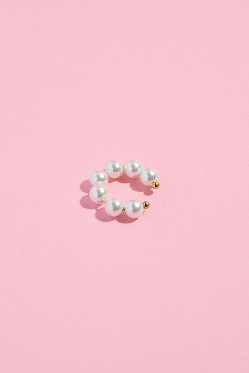 Pearl Magic Ear Cuff Earring mure + grand 