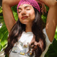 Pearl Tear Drop Crochet Summer Headpiece Hats mure + grand 