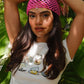 Pearl Tear Drop Crochet Summer Headpiece Hats mure + grand Hot Pink 