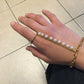 Pearls Link Hand Chain Bracelet Mure + Grand 