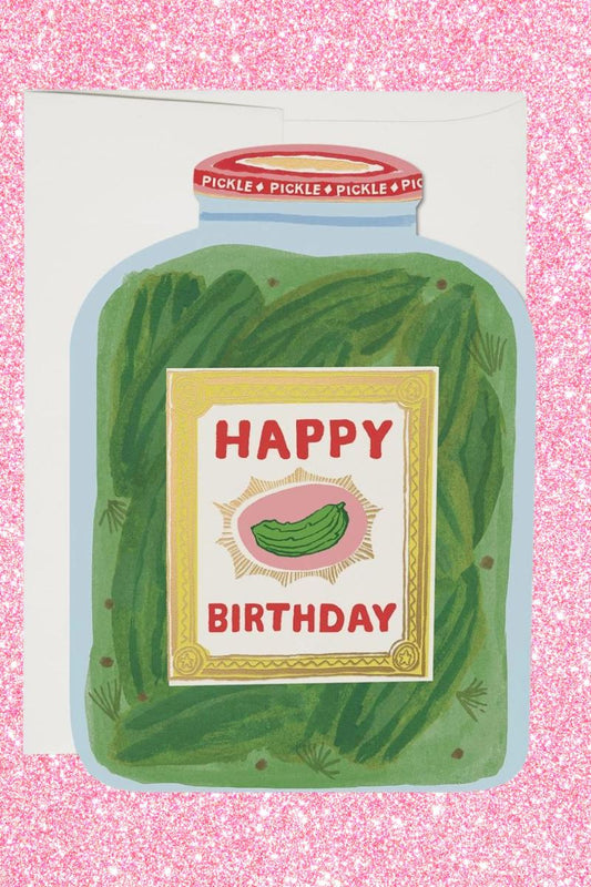 Pickle Birthday Greeting Card Greeting & Note Cards Red Cap Cards 