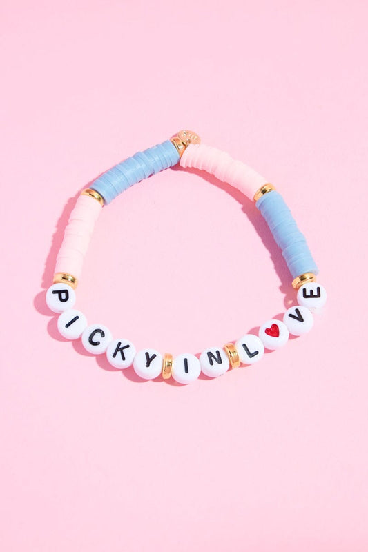 Picky In Love Inspirational Beaded Bracelet Bracelet mure + grand 