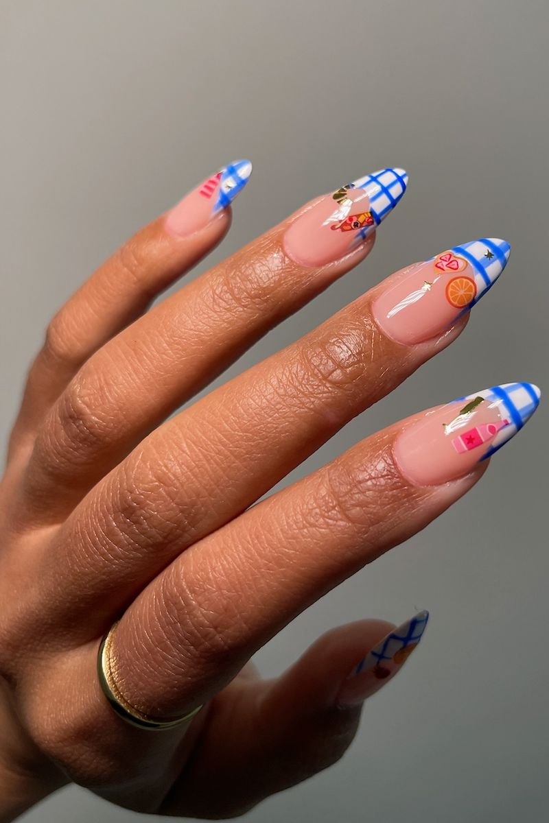 Picnic Nail Stickers Nail Art Deco 