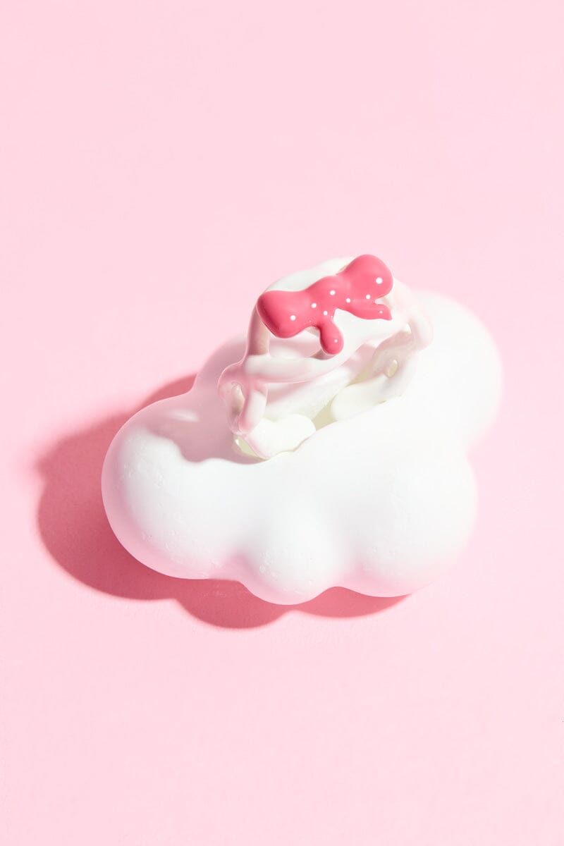Pink Bow Tie Painted Stacking RingMure + Grand